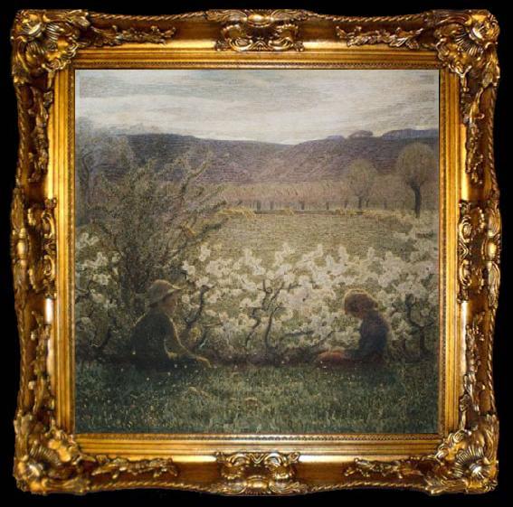 framed  Giuseppe Pelizza Prato fiorito, ta009-2